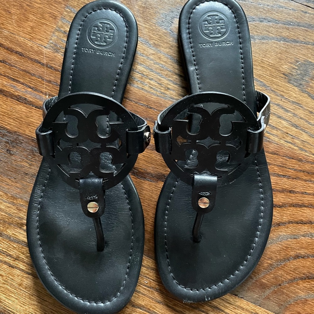 Tory Burch Miller Sandal - Leather Black